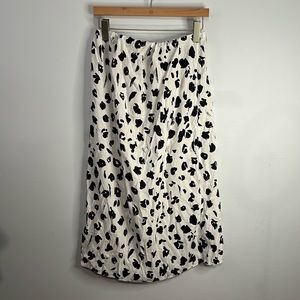 B&W Maternity skirt /over bump midi skirt